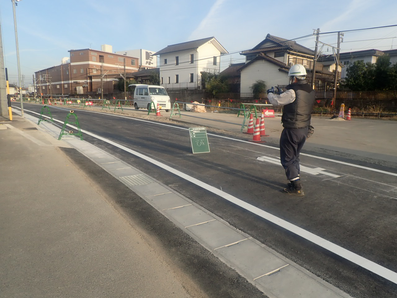 田丸施工管理の現場で働くスタッフの様子